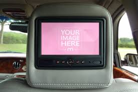 Download Display Screen In Car Seat Mockup Mediamodifier PSD Mockup Templates