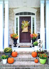 Fall is a perfect time to on the opposite side of the door is my pumpkin topiary made with a garden obelisk and a galvanized bucket usually used for icing down beverages. 30 Best Fall Porch Ideas Modern Autumn Front Porch Decor