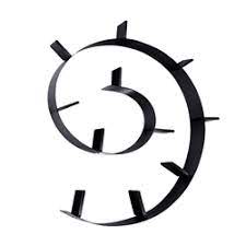 Etagère murale design qui permet d'apporter une véritable personnalité à votre intérieur! Kartell Bibliotheque Murale Bookworm 5 20 M Noir Pvc Colore Dans La Masse Flame Retardant Myareadesign Com Parement Mural Etagere Murale Ronde Kartell