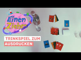 Dieses saufspiel zum selber ausdrucken gefällt uns deswegen so besonders, weil es ein ende besitzt. Trinkspiel Zum Ausdrucken Einen Ziehen Diy Kartenspiel Party Selbstmachen Youtube