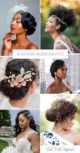 42 Black Women Wedding Hairstyles Black Wedding Hairstyles Romantic Updo Natural Wedding Hairstyles