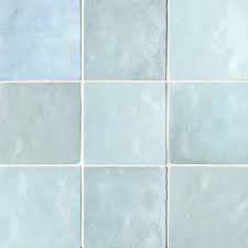 Cloe 5 X 5 Wall Tile In Baby Blue Ceramic Mosaic Tile Ceramic Wall Tiles Wall Tiles