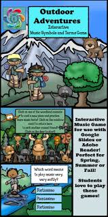 Interactive Music Game Symbols Google Slides Outdoor Adventure Distance Learning Interactive Music Games Interactive Music Symbols