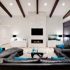 Cozy heat fills great rooms and reading nooks alike, wowing any crowd. Black And White Fireplace Houzz