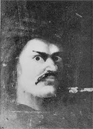 A poster advertising the display of the supposed head of Murrieta in  Stockton, CA. 1853.