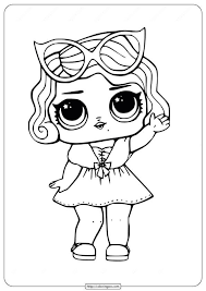 Lol Surprise Doll Leading Baby Coloring Pages In 2020 Coloring Books Cartoon Coloring Pages Abstract Coloring Pages