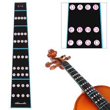 Us 1 49 26 Off 4 4 Violin Fingerboard Sticker Fretboard Note Label Fingering Chart Practice For Beginner Violin Parts In Violin Parts Accessories