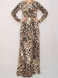 Animal Print Dress Long Leopard Dress Leopard Maxi Dress With Animal Print Maxi Dresses Leopard Print Maxi Dress Maxi Dress With Sleeves