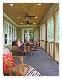 Lakehouse Screened In Back Porch Love The Ceiling And Canned Lighting Porch Lighting Screened Porch Back Porch