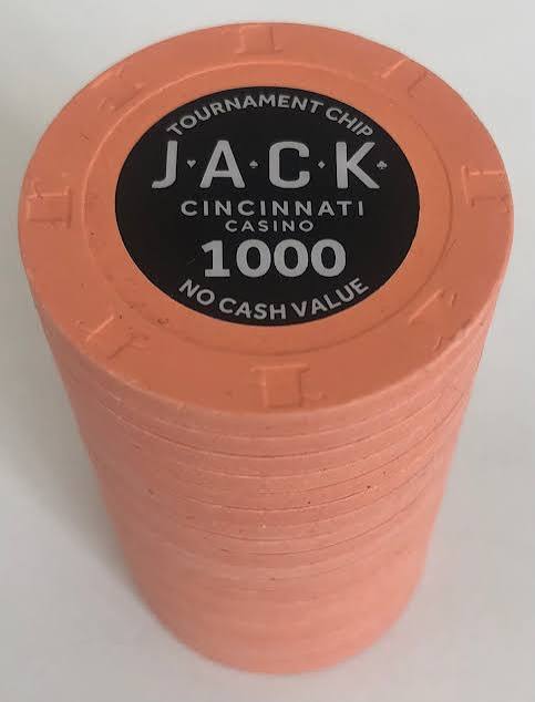 Barrel of Jack Casino $1000 Paulson Poker Chips - Apache Poker Chips