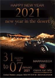 The Mille Maroc Classic Rally Happy New Year 2021 Classic Car Passion