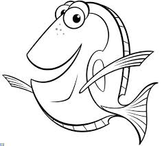 Pez De Buscando A Nemo Para Colorear Jpg 622 562 Nemo Coloring Pages Finding Nemo Coloring Pages Fish Coloring Page