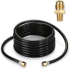 Maybe you would like to learn more about one of these? Wadeo 20 Ft High Pressure Propane Extension Hose With Pipe Fitting 3 8 Female Flare X 1 8 Mnpt For Gas Grill Turkey Cooker Propane Fire Pit Generator Bbq Gas Grill Heater And More