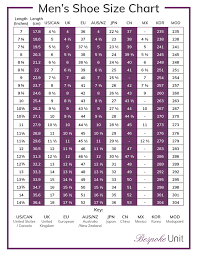 17 mens international shoe size conversion chart