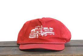 Vintage Trucker Hat Strapback Hat Baseball Cap Ddl Inc Seville Etsy In 2021 Vintage Trucker Hats Strapback Hats Baseball Hats