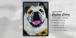 For some people art may be a profession, for some it can be a weekend activity they like to do with their children. 11x14 Pet Portrait Art Kit Diy Pop Art Painting Kit Made From Your Photo Play Arts Studios
