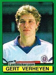 Gert verheyen ist ein ehemaliger belgischer fußballnationalspieler, der derzeit als trainer tätig ist. Sticker 2 Gert Verheyen Panini Football Belgium 1988 1989 Laststicker Com