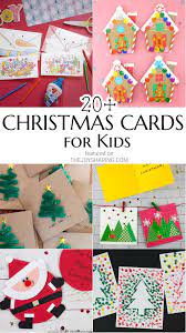 Send love from your furry family member this year with this easy diy photo card. 25 Simple Christmas Cards Kids Can Make Christmas Cards Kids Christmas Card Crafts Simple Christmas Cards