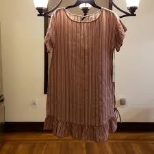 June Dillard Striped Dress Juniors Nwt