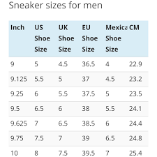 Nike Shoe Size Chart For Daveyjone624 Depop