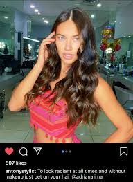 In fact, jackson's natural eye color — a light, icy blue — is similar to contacts worn by jenner and west. Makeup Free Supermodel Adriana Lima 39 Spotted At Hairsalon Lipstick Alley