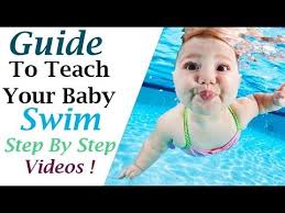How To Teach Baby Swim Step By Step Baby Swimming Baby Swimming Lessons Teach Kids To Swim
