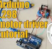 Motor driver module L298N - Arduino tutorial with DC motors