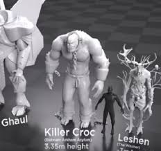 a size comparison of video game monsters chaostrophic