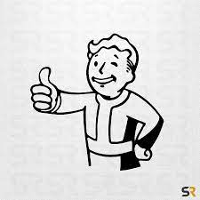 Vault Boy Decal Fallout 4 Decal Vault Boy Sticker Fallout Decals Fallout Game Stickers Pip Boy Boys Decal Pip Boy Fallout Tattoo
