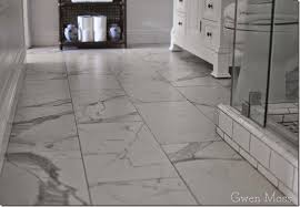 What does sealed grout have over non sealed grout? White Marble Floor With Grey Grout Novocom Top
