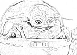 A baby yoda coloring book. Cute Free Printable Coloring Cute Baby Yoda Coloring Pages Novocom Top