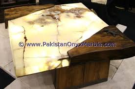 Pin By Pakistan Onyx Marble On Export Quality Backlit Onyx Tables Dinng Table Coffee Tables Onyx Table Wood Table Living Room Coffee Table White