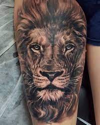Juanjo Ogomez Lion Tattoo Sleeves Lion Head Tattoos Lion Tattoo On Thigh
