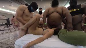 Kitt Lacey an absolute gangbang queen on display