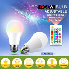 Led Bulb Color Changing Magic Lamp Smart Light Colorful Remote Control Lamp 3w 2pcs Walmart Com Walmart Com