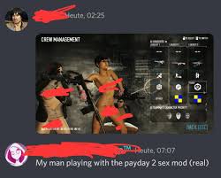 TIL there is a payday 2 sex mod : rpaydaytheheist