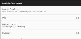 I tether the phone to the computer using easytether then i share that connection in windows to my ethernet port. Easytether 1 1 19 Descargar Para Android Apk Gratis