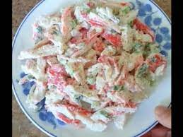 Sprinkle with sugar, and stir in enough mayonnaise to moisten. How To Make An Imitation Crab Salad 99 Cents Only Store Meal Deal Recipe Youtube