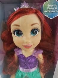 Disney Princess Ariel My First Toddler Doll With Iconic Story Dress Toy 14  New!!