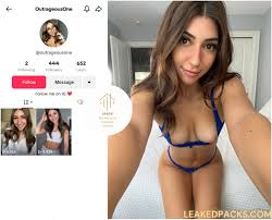 Olivia - outrageousone Tiktok Star Leaked Nudes - Porn Pack