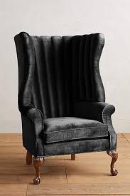 Slub Velvet English Fireside Chair Fireside Chairs Velvet Wingback Chair Chair