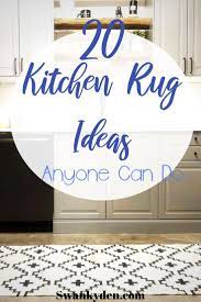 Kitchen Renovations Are So Expensive And Time Consuming However Sometimes All You Need Is To Spruce Up Y Kitchen Area Rugs Stylish Kitchen Kitchen Renovation