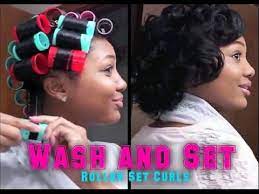 Create a fairly firm 2 strand twist. Updated Wash Set Roller Set Tutorial Roller Set Hairstyles Roller Set Natural Hair Hair Rollers Tutorial