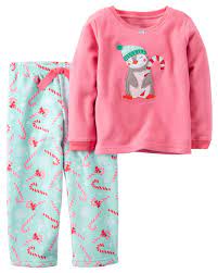 Toddler Girl 2 Piece Fleece Christmas Pjs Carters Com Baby Girl Pajamas Kids Clothing Brands List Girls Pajamas