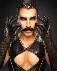 Model Brett Hamby wearing Levi Alan Designs for #circuscouture2023 🎪 The  Golden Age of Circus (@circuscouture). 👗: @levialandesigns (@lvluplevi)  💄: @kelsey_lippsstix 👨🏻: @kerinsfx 🧍🏻‍♂️: @poquitoshwol 🐍:  @freddysreptiles 📸: @sonstudios ...