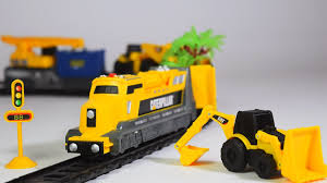 Construction Train For Children Jcb Train Videos Jcb Toys Toy Train Train For Kids Youtube