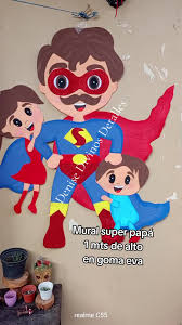 Mural Super Papá: Manualidades para el Día del Padre