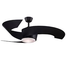 Fanimation enigma one bladed ceiling fan prototype. Fanimation Fp7900bl Black Torto 52 3 Blade Fansync Compatible Ceiling Fan Blades Light Kit And Remote Control Included Lightingshowplace Com