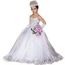Die preise für kindermode sind bei vielen händlern sehr hoch. Hochzeitskleid Kinder Awesome Kleider In Weiss Von Tianshikeer Fur Madchen Hochzeitskleid Kind Hochzeitskleid Kleider Fur Madchen