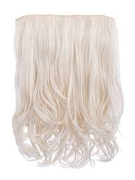 You can have so much fun with your bangs! Rosie 1 Weft 16 Curly Hair Extensions In Bleach Blonde Koko Couture
